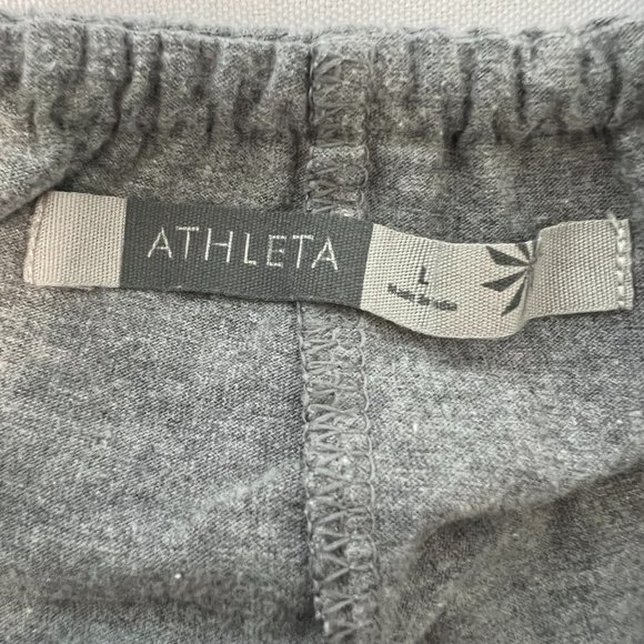 Athleta Womens Halter Gray Ikat Tribal Burnout Print Dress - Picture 6 of 7